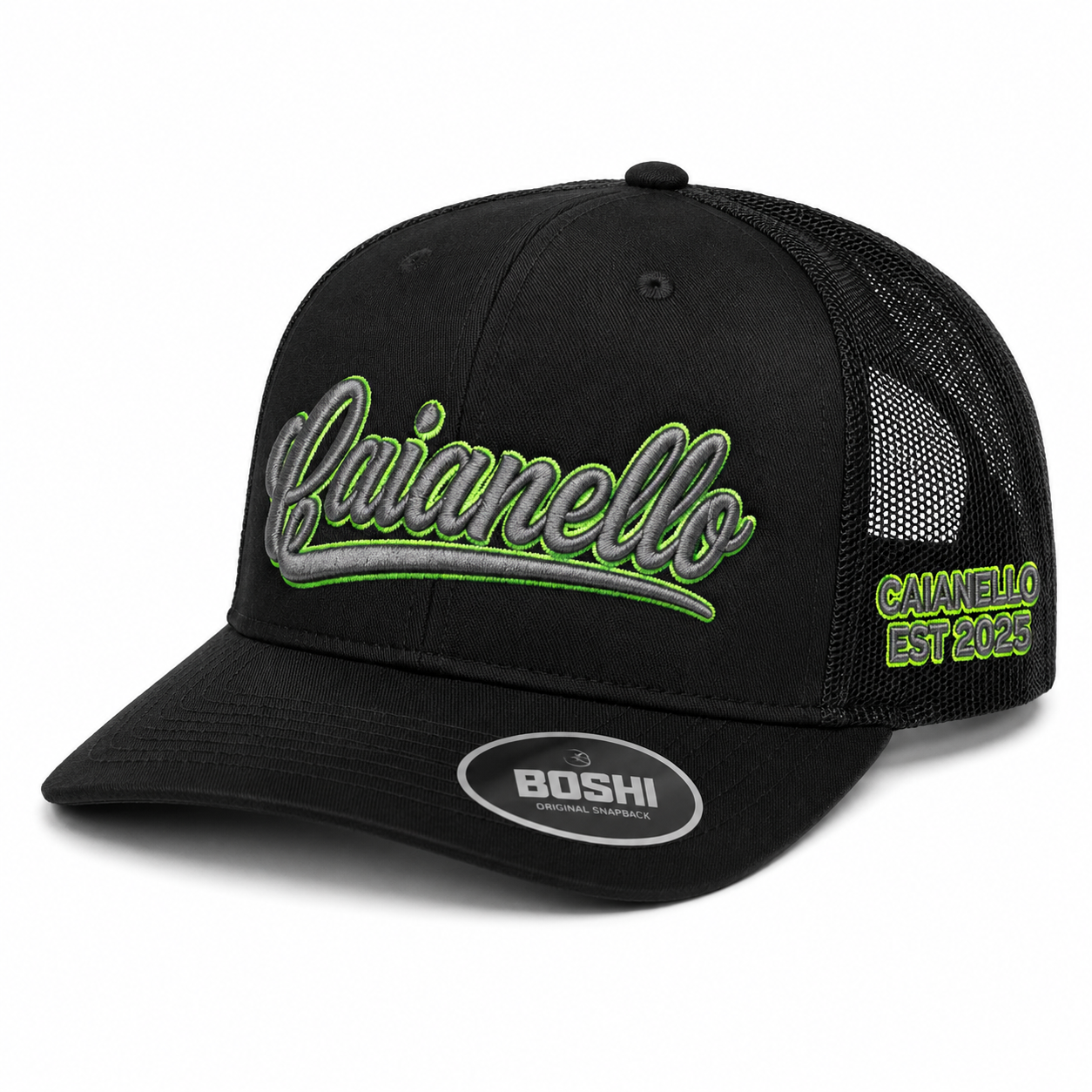 Neon Yellow Trucker - Caianello Cap